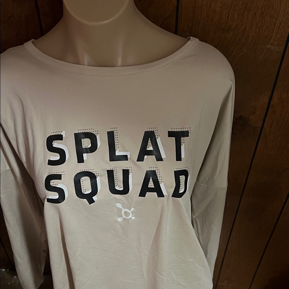 Orangetheory Beige Long Sleeve Tee